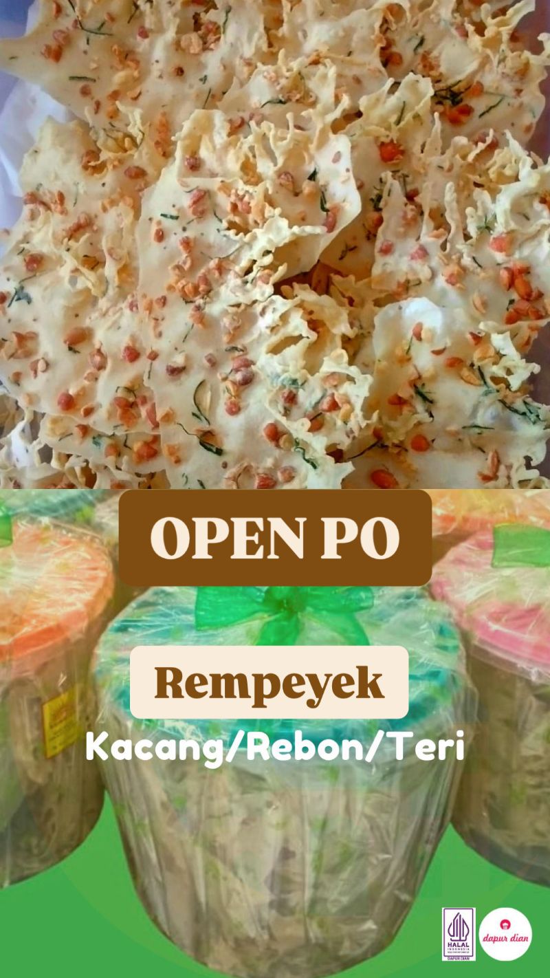 Rempeyek Kacang - Toples 5L